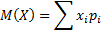 Формула математического ожидания