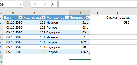 Добавление новых значений в таблицу Excel